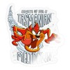 Spreadshirt Looney Tunes Tasmanian Devil Meltdown Sticker, 10 x 10