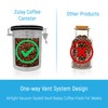 Zulay (Large) Airtight Coffee Canister - Stainless Steel Coffee Storage