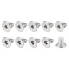 METALLIXITY Flat Head Countersunk Machine Screws, (M3x6mm) 40Pcs, 304 Stainless