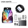 Eevee Family Backpack Travel Laptop Backpack for Men and Women