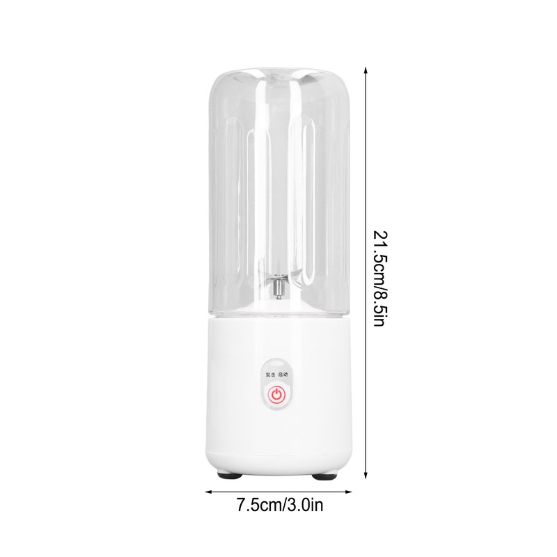 Portable Blender 6 Blades USB Rechargeable Multifunction Mini Fruit Mixer
