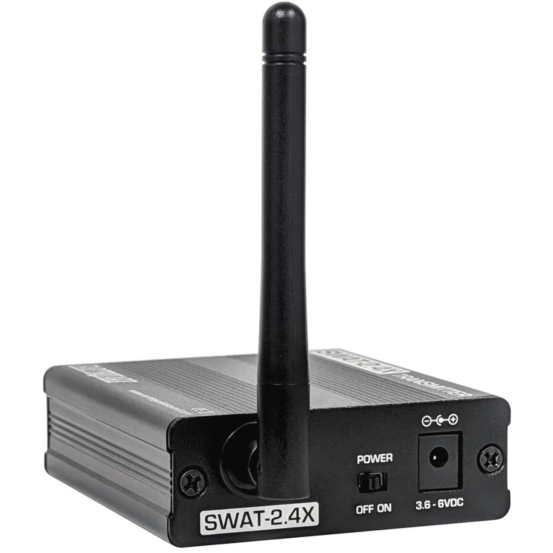 EARTHQUAKE SWAT-2.4X Stereo Wireless Audio Transceiver Set, Long Range, Low