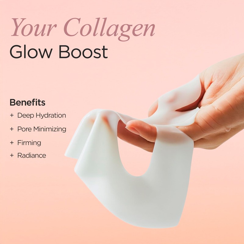 Bio Radiant Hydrogel Collagen Face Mask – Firming & Hydrating