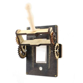 Green Tree Jewelry Steampunk Decora Rocker Throw Switch Black Wood Light Switch Plate Cover