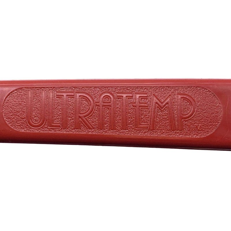 Robinson Ultratemp Red Slotted Serving Spoon 2115-1 400°F Heat Cap