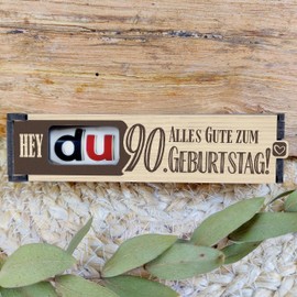 Generisch 90 Geburtstag - Schokoriegel Geschenkbox inkl. Duplo - 90 Geburtstag Deko, Geschenkideen zum 90 Geburtstag, 90 Geburtstag Frauen, 90 Geburtstag Männer, 90 Geburtstag Geschenk