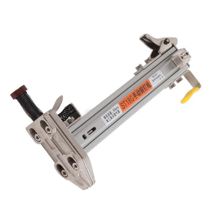 Manual Nailer Woodworking Slotted Steel Nail Gun Furniture Flooring Nailing