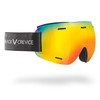 Black Crevice ÖTSCHER Ski Touring Goggles with Case, Ski Touring