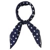 Allegra K Silk Scarf, Square, 27.6 inches (70 cm), Polka