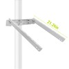 Newpowa Universal Solar Panel Heavy Duty Double Arm Pole Wall