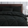 Chezmoi Collection Jasper Black Oversized Queen Bed in a Bag