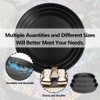 6 Pcs Round Stepping Stone Molds, 3 Size Reusable Cement