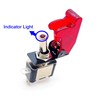 JZK 2x Toggle Switch SPST ON/OFF 3 Pin Red LED