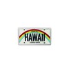 Island Heritage Hawaiian Hand-Painted Resin Magnet (License Plate - Hawaii)