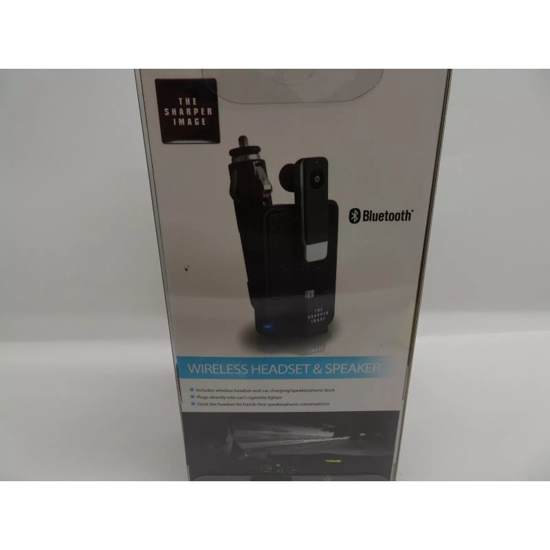 Sharper Image Wireless Headset & Speaker Bluetooth By The Sharper