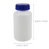 CHILDWEET 1set Chemical Reagent Bottles Thick Sample Storage Container Cap