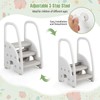 HONEY JOY Kitchen Step Stool for Toddlers, Children Plastic Tower