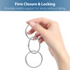 Pawfly 2 Inch Loose Leaf Binder Rings Large Book Rings,