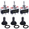 Twidec/3Pcs Heavy Duty Rocker Toggle Switch 16A 250V AC DPDT