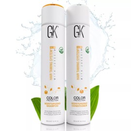Champú y acondicionador hidratante GK HAIR limpieza seca sin sulfato