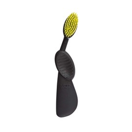 RADIUS Toothbrush Flex Brush Right Hand Black/Yellow 1 Unit | BPA Free and ADA Accepted | Designed to Improve Gum Health and Reduce the Risk of Gum Disease