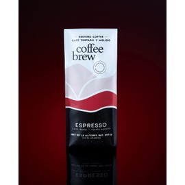 Coffee Brew - Espresso, Café Espresso, 340 g, 100% Arábica, Premium (Molido)