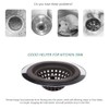 2PCS Sink Strainers,Flexible Silicone and Stainless Steel Kitchen Sink Drainer