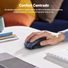 UGREEN Silencioso Mouse Inalámbrico 2.4 GHz con Receptor USB, 15M