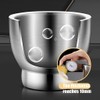HomDSim Mortar and Pestle Set 5 Inch Large Capacity Stainless