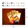 MEETSIOY Casino Backdrop Dice Flame Playing Cards 10x7ft Photography Background