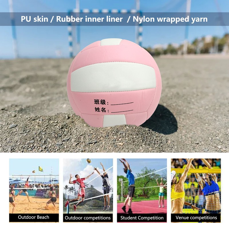 Size 5 Volleyball Soft Wear Resistant Waterproof Volleyball for Indoor