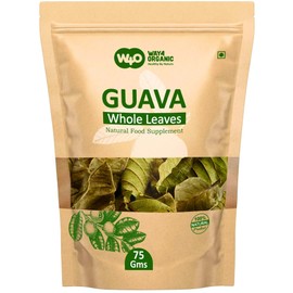 Guava Whole Dry Leaves 2.65 oz(75 grams), Loose Leaf Tea, 100% Pure Leaves