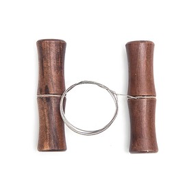 1 Pcs Stainless Steel Cutting Wire with Wooden Handle ，Premium Clay, Cheese, and Dough Cutter for Pottery, Ceramics, Art Sculptures