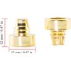 Wheel Rim Lip Rivets Nuts Rivets (Gold)
