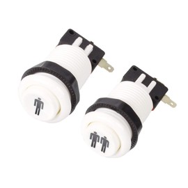 Jiu Man Happ Style 3 Player / 4 Player Start & Home Push Buttons With Micro Switch For Arcade Machine Games Mame Jamma Parts