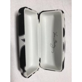 VERA BRADLEY READING GLASSES  OR  EYEGLASSES CASE NIGHT & DAY BLACK WHITE  NEW