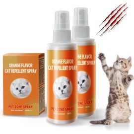 TailTrespass Cat Deterrent Spray, Natural Cat Spray Deterrent for Urine Marking & Scratching, Safe Indoor & Outdoor Effective Cat Scratch Deterrent Training Aid for Furniture - 7.0 Oz