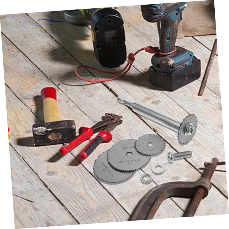 ULTECHNOVO 1set Inside Cutter Drill Saw Attachment Mini Shank Cutting