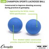 Champion Sports - Pelotas Oficiales de Lacrosse - Varios Colores