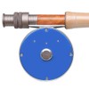 Vintage Classic Fly Fishing Reel,Right/Left Handle Position, Fly Reel (Blue,
