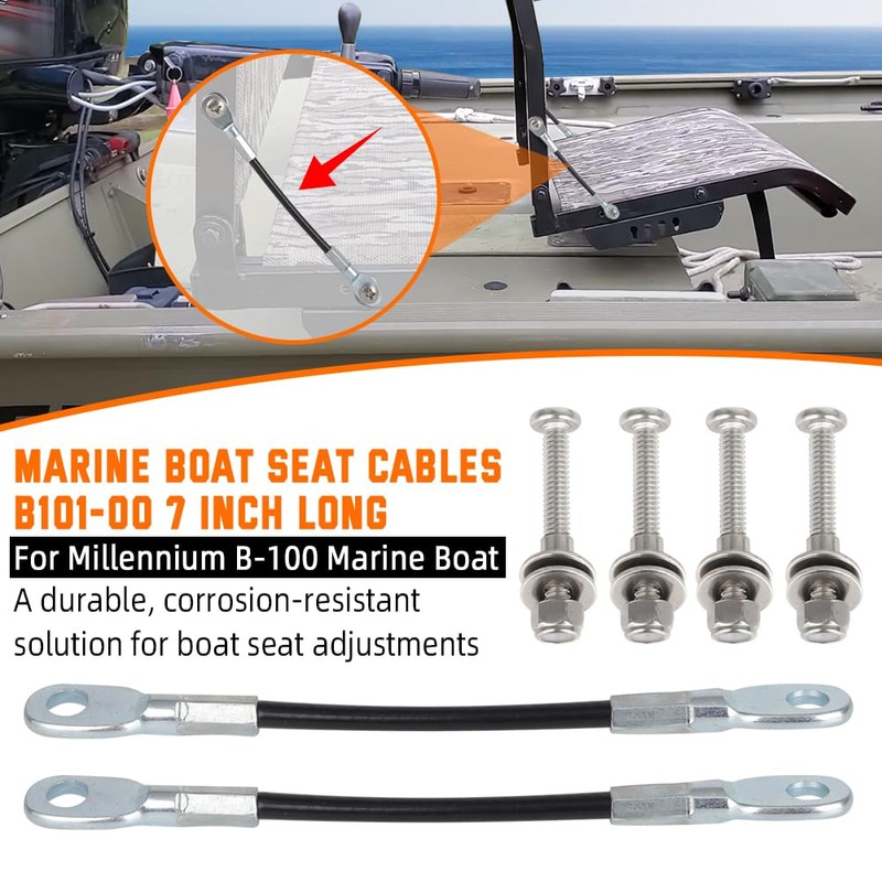 WIKIBB Marine Boat Seat Cables B101-00 Compatible with All Millennium