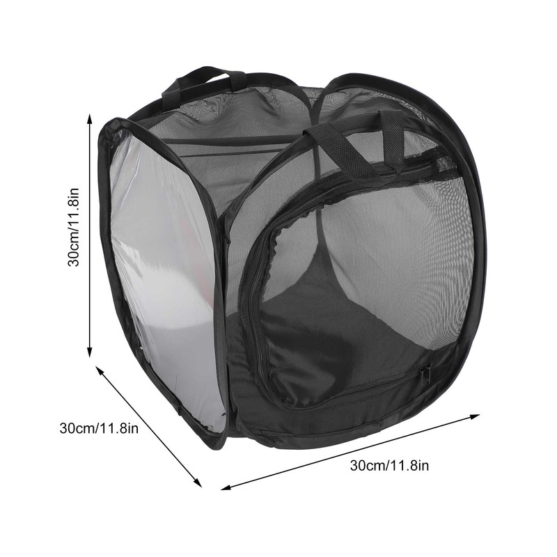 Insect Mesh Black Cage Foldable Mantis Butterfly Habitat Net Outdoor