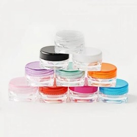 Transparent cosmetic dispensing container portable travel cosmetic empty bottle mini set pink / 투명 화장품 소분 용기 휴대용 여행용 화장품 공병 미니 세트 핑크