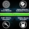 Paracord Planet Reflective 550lb Paracord – 7 Strand Type III