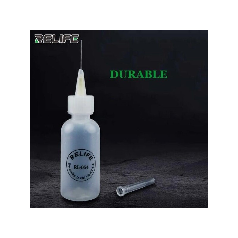 RELIFE RL-054 50ml 바늘 팁 납땜 투명 액체 알코올 오일