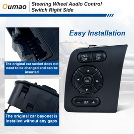 Cruise Control Switch Compatible with Ford F250 F350 F450 F550 2011-2017 Replace SW6770 Super Duty Steering Wheel Control Replacement