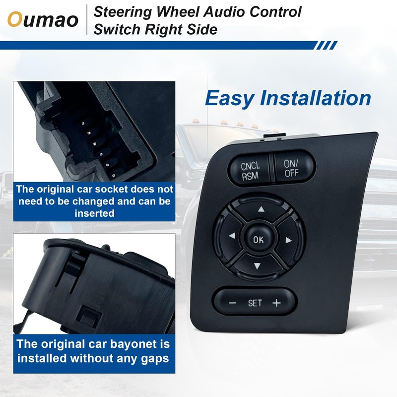 Cruise Control Switch Compatible with Ford F250 F350 F450 F550