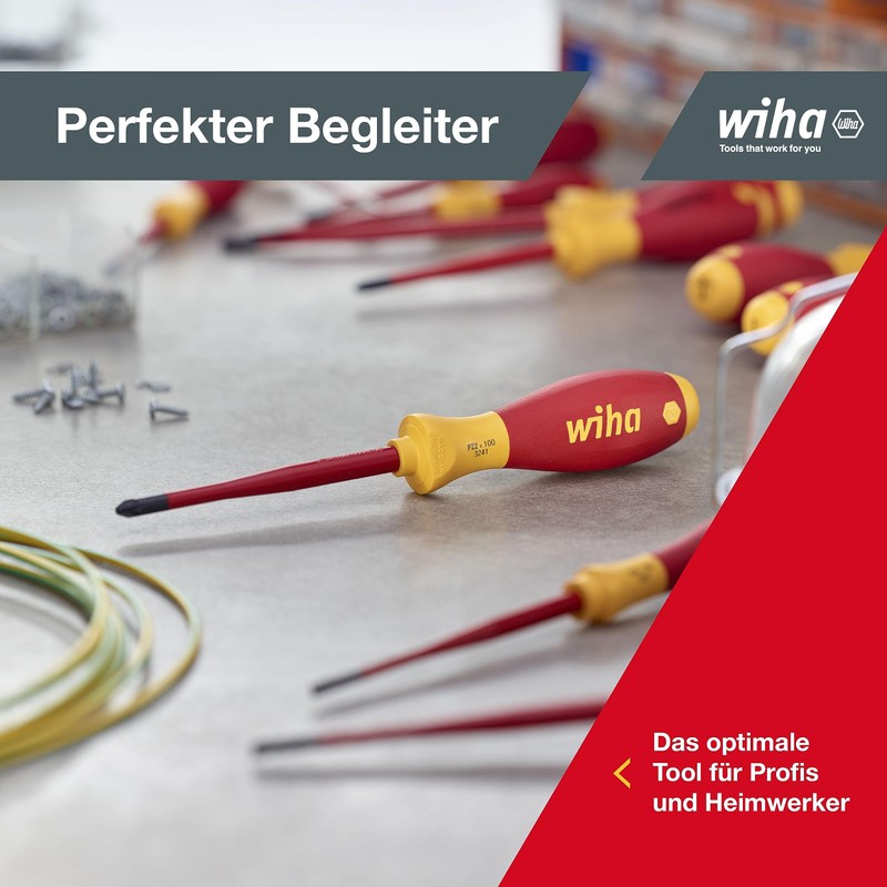 Wiha 3201 SoftFinish electric slimFix Schlitz / Phillips / Pozidriv