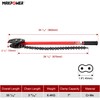 MAXPOWER Chain Wrench, 35-inch Heavy Duty Chain Pipe Wrench with