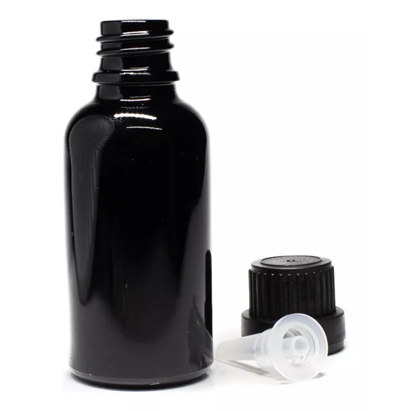 Meliars Frasco 50 Ml Negro Inserto Gotero Tapa Inviolable (20